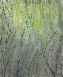 Johannes Heikkilä: Kosketuspintoja, öljyväri kankaalle, 120 x 100 cm, 2024