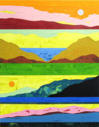 Ilari Hautamäki: High tide, 2026, akryyli, öljyväri ja öljyliitu kankaalle, 160 x 125 cm